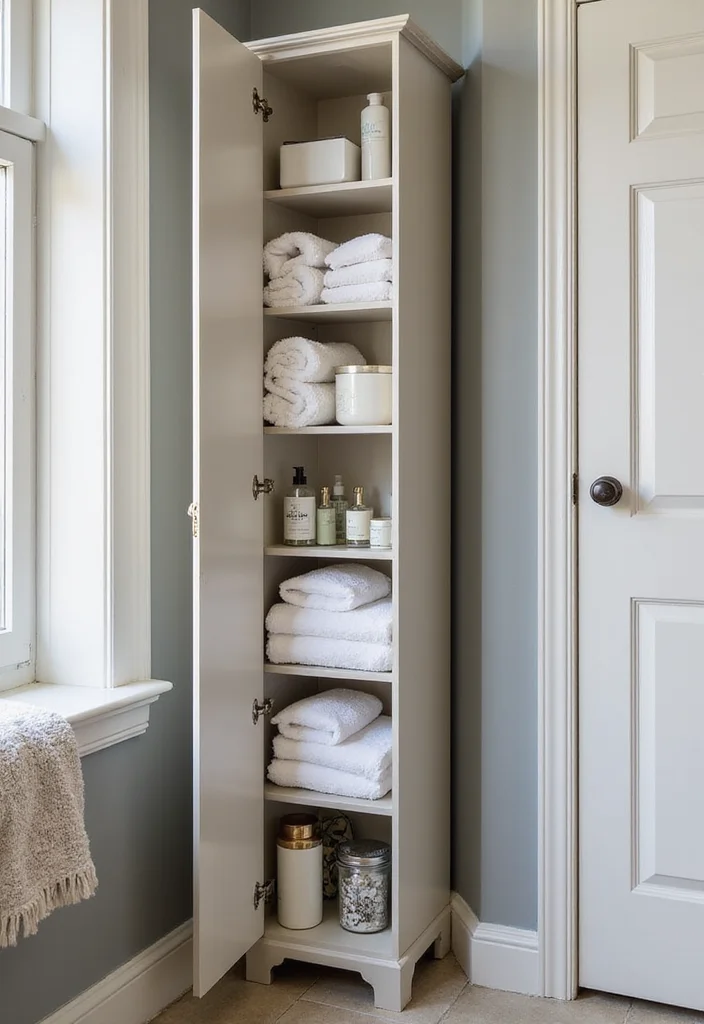 14 Bathroom Cabinets Ideas for Better Storage and Clean Lines 34 14 Bathroom Cabinets Ideas for Better Storage and Clean Lines 4. Linen Cabinets for Extra Storage