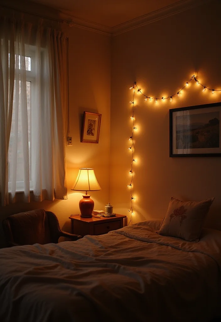 14 Cottage Bedroom Ideas for Soft Cozy Comfortable Charm 34 14 Cottage Bedroom Ideas for Soft Cozy Comfortable Charm 4. Soft Lighting Ideas