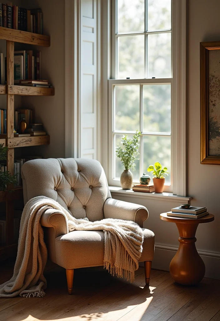 14 Cottage Bedroom Ideas for Soft Cozy Comfortable Charm 56 14 Cottage Bedroom Ideas for Soft Cozy Comfortable Charm 6. Cozy Reading Nooks