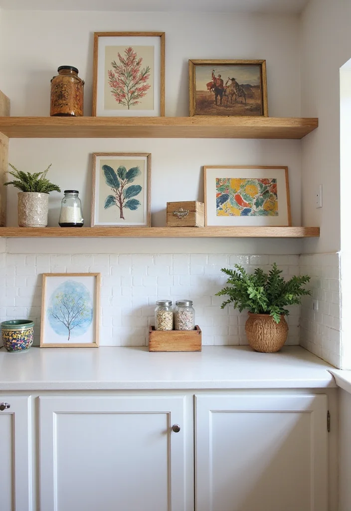 14 Dark Kitchen Ideas for Bold Cozy Modern Drama 100 14 Dark Kitchen Ideas for Bold Cozy Modern Drama 10. Artistic Wall Displays