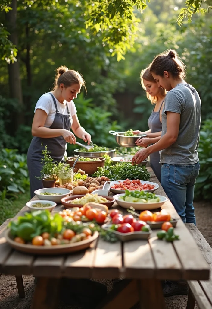 14 Family Backyard Ideas for Fun Comfortable Shared Living 144 14 Family Backyard Ideas for Fun Comfortable Shared Living 14. Shared Cooking Space