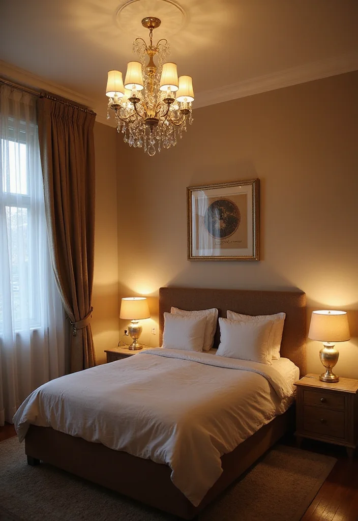 14 Luxury Bedroom Design Ideas for Elegant Comfortable Retreats 23 14 Luxury Bedroom Design Ideas for Elegant Comfortable Retreats 3. Elegant Lighting Fixtures