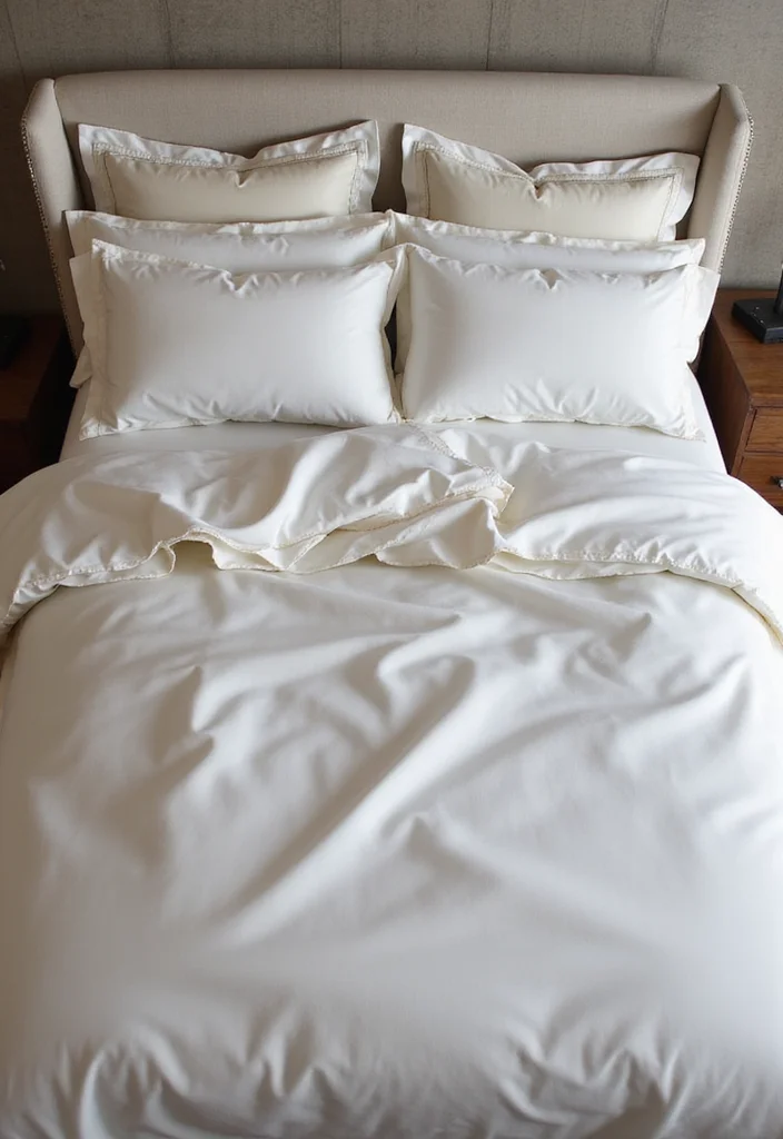 14 Luxury Bedroom Design Ideas for Elegant Comfortable Retreats 89 14 Luxury Bedroom Design Ideas for Elegant Comfortable Retreats 9. Luxurious Bed Linens