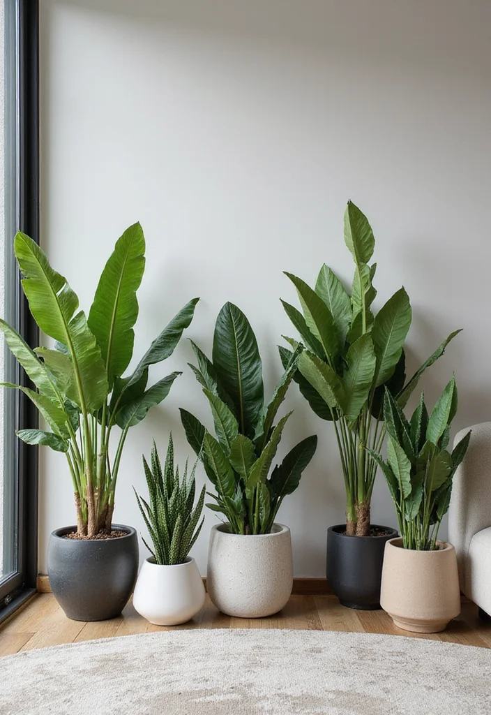 14 Luxury Living Room Ideas for Elegant Modern Sophisticated Style 13. Indoor Plants