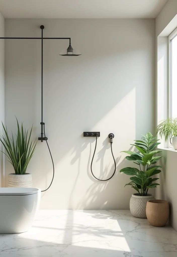 14 Minimalist Bathroom Ideas for Clean Calm Modern Style 56 14 Minimalist Bathroom Ideas for Clean Calm Modern Style 6. Greenery and Plants