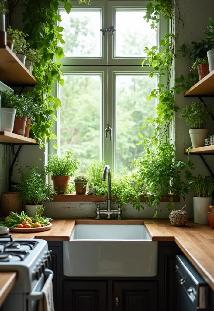 14 Tiny House Kitchen Ideas for Smart Functional Compact Living 133 14 Tiny House Kitchen Ideas for Smart Functional Compact Living 13. Green Living Spaces