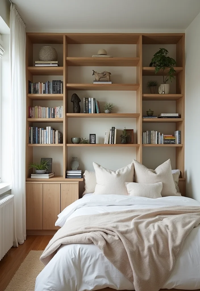15 Small Bedroom Design Ideas for Better Flow and More Space 1. Vertical Storage Solutions