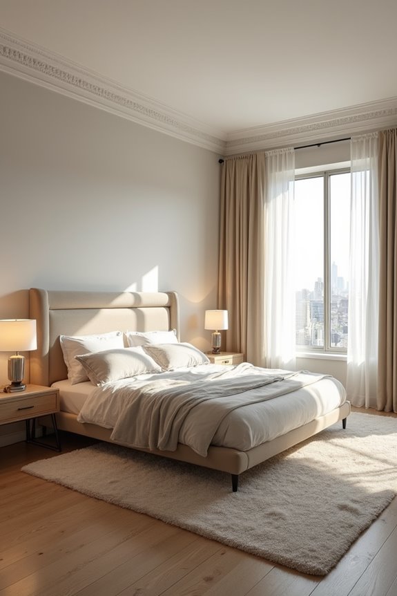 average master bedroom measures 14x16