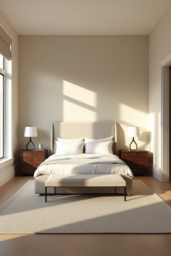 bed size fits room
