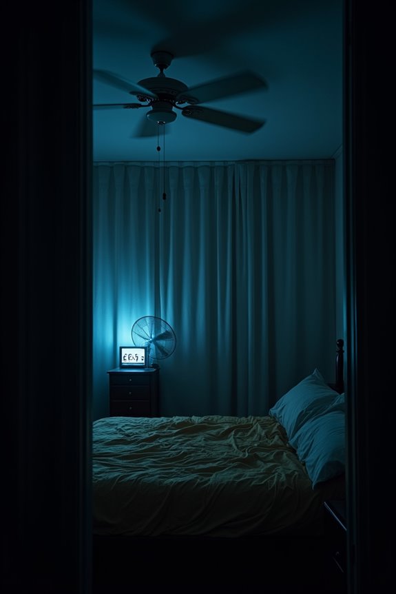 closed door traps warm air