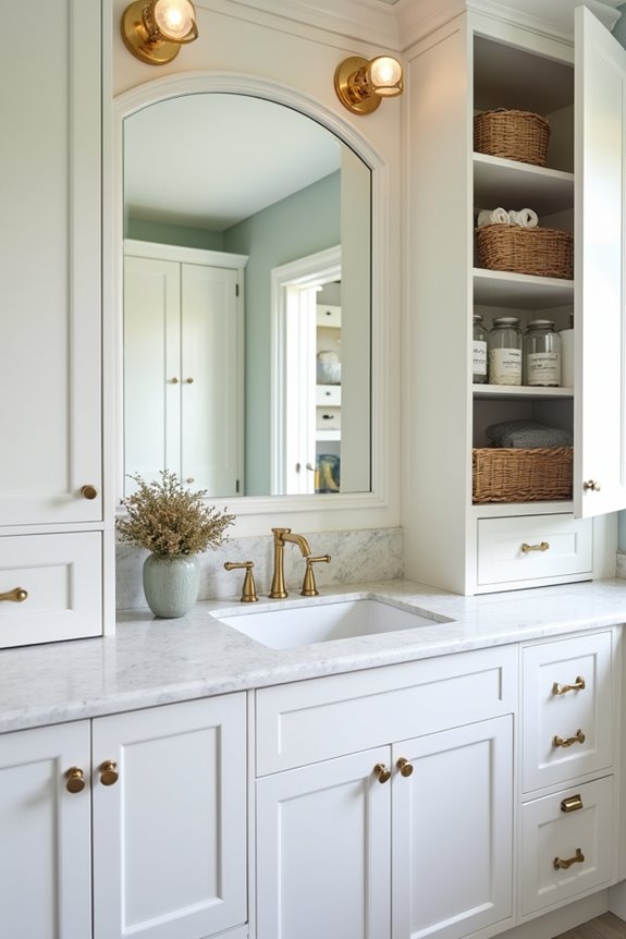 cost effective cabinet repurposing storage gains