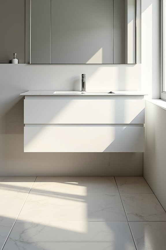 countertop thickness alters vanity height