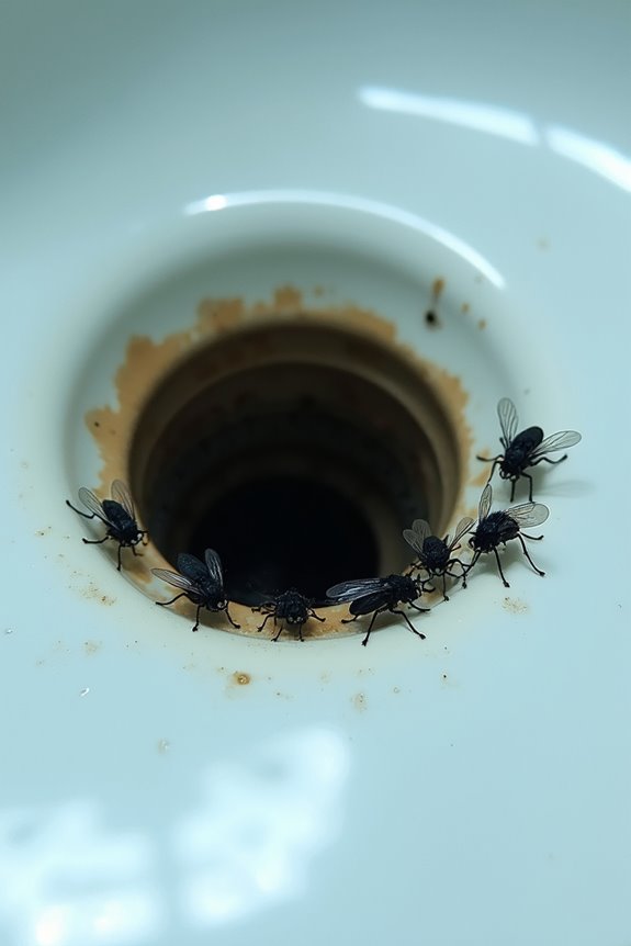 drain flies vs other bathroom pests distinguishers