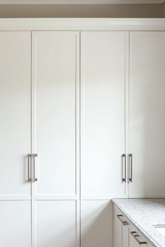extend cabinets to ceiling for storage