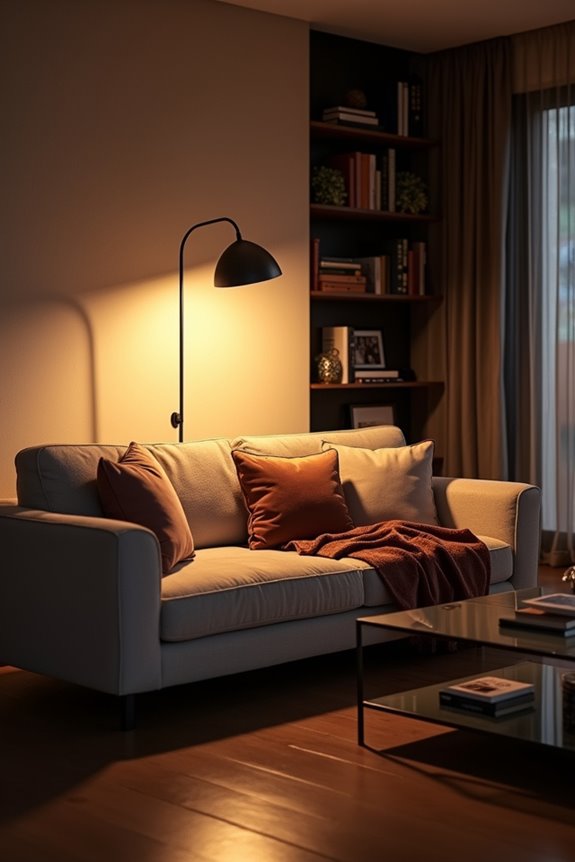 hidden floor lamp behind sofa 12 18
