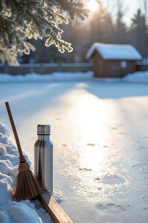 layered flooding creates smooth ice