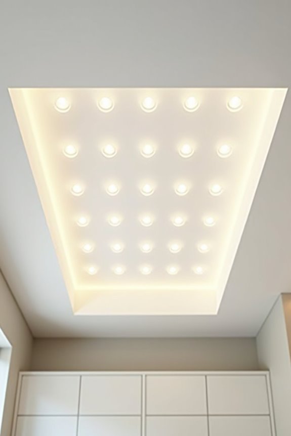 lighting calculator spaced evenly squares illuminated