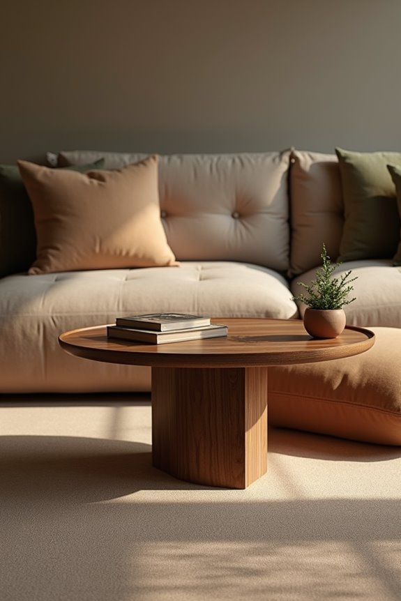 low profile tables for floor seating cohesion