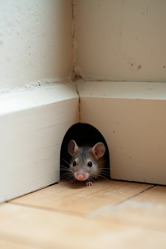 mice in walls nesting