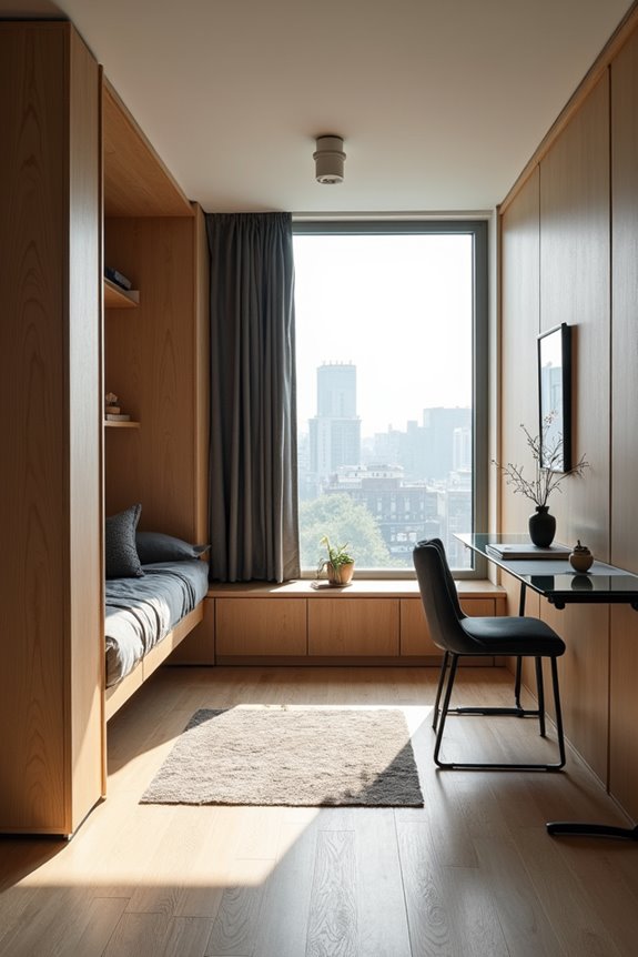 movable adaptable space saving furniture
