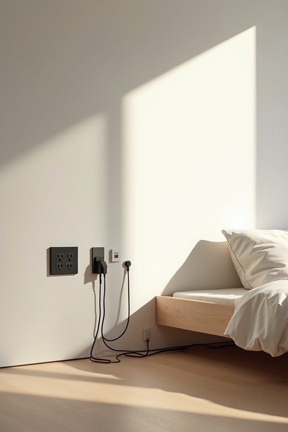 plan outlets before furniture placement