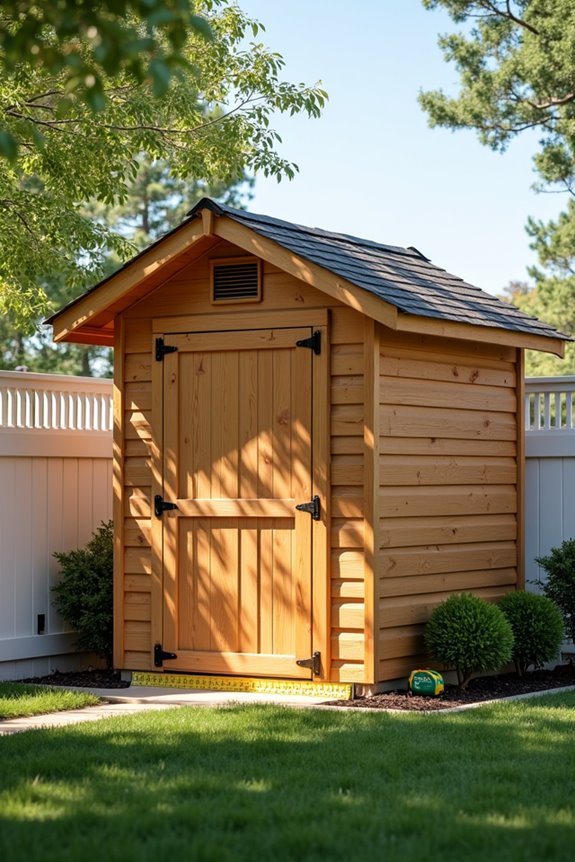 shed size depends on zoning