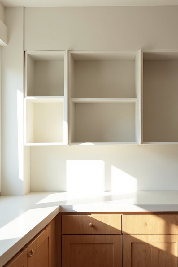 soffit removal increases cabinet height