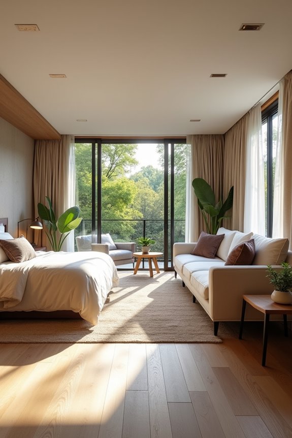 split bedroom layout considerations privacy vs cost