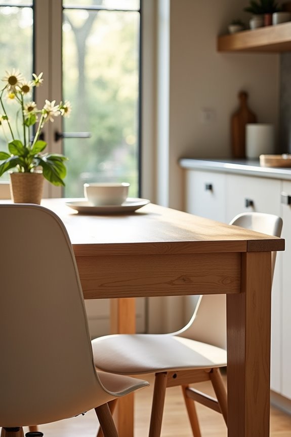table clearance 10 12 inches