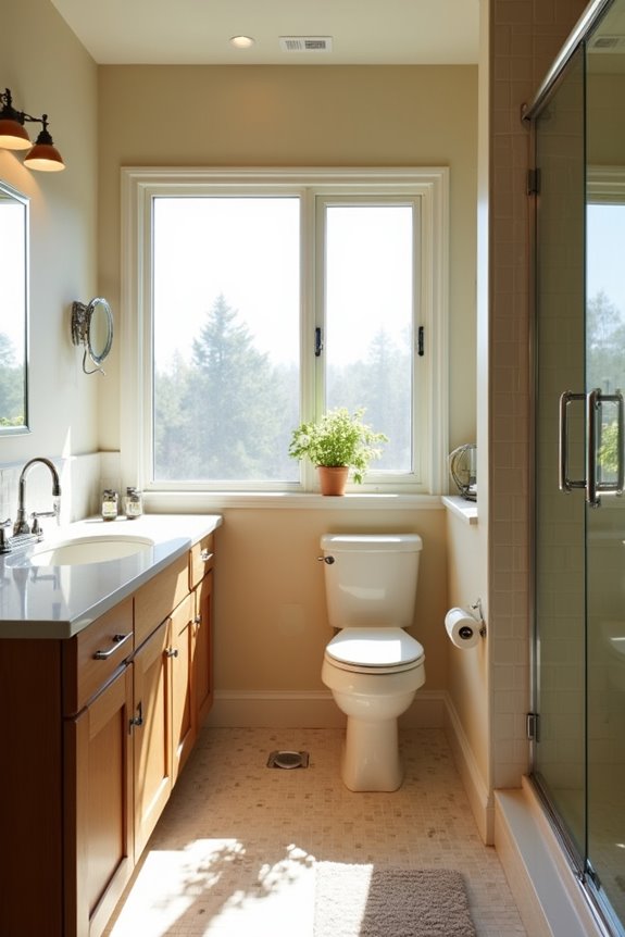 three quarter bath space cost value
