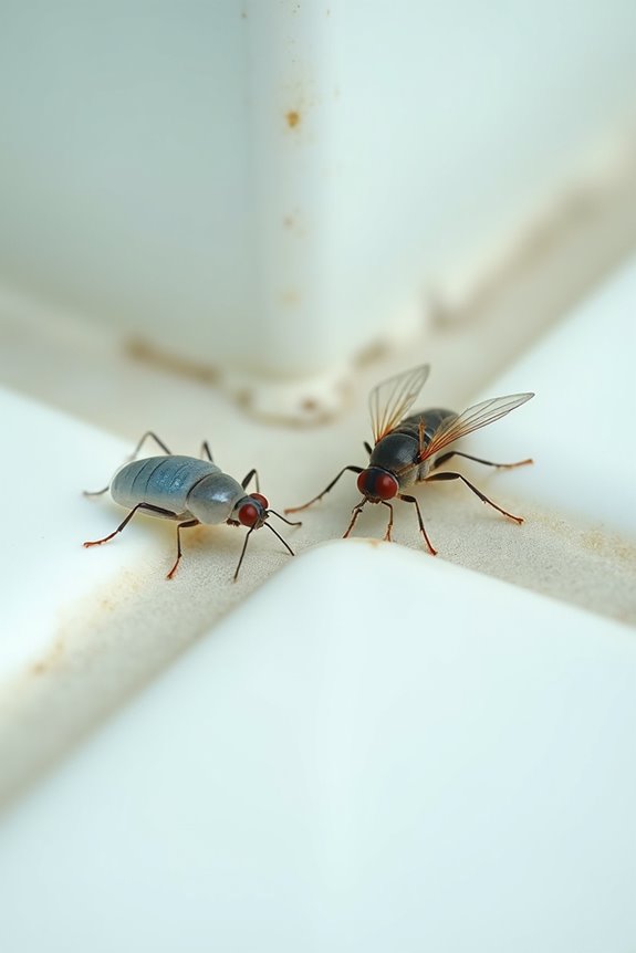 tiny black bathroom invaders identified
