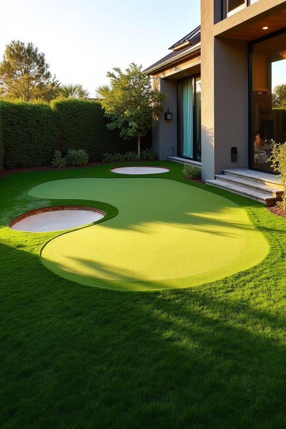 tour quality turnkey putting greens