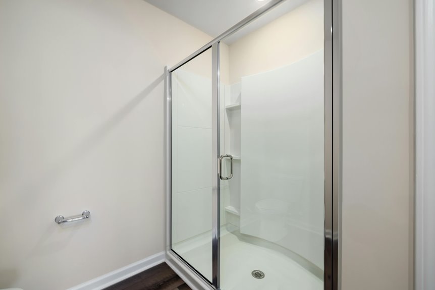 wet bathroom waterproof open concept shower