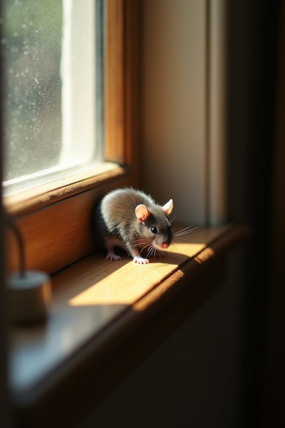 window gaps invite mice hopping curtains